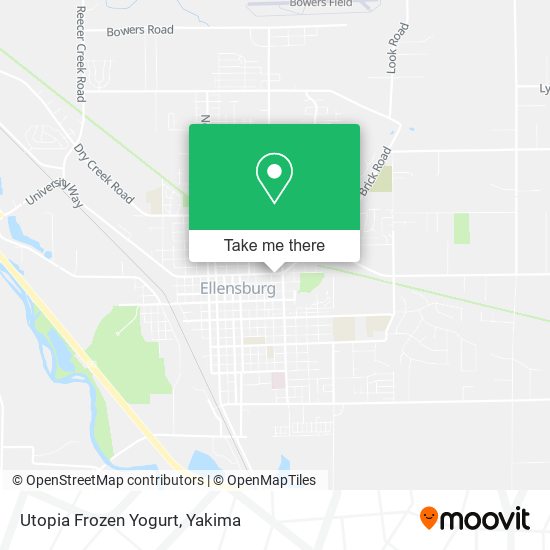 Utopia Frozen Yogurt map