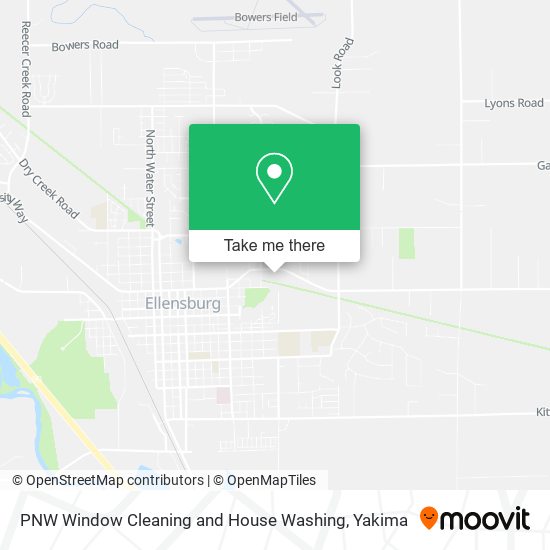 PNW Window Cleaning and House Washing map