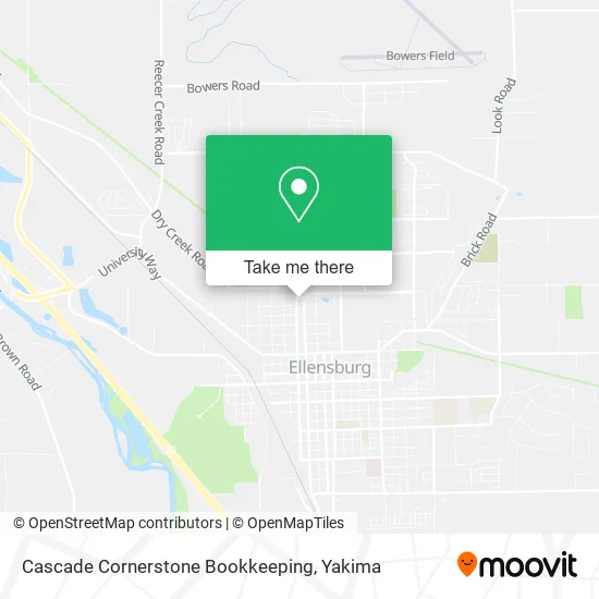 Cascade Cornerstone Bookkeeping map