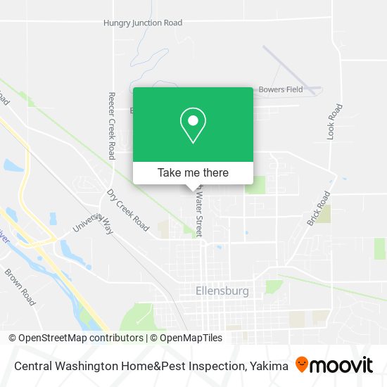 Mapa de Central Washington Home&Pest Inspection