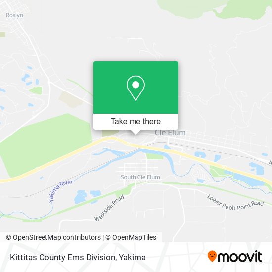 Kittitas County Ems Division map