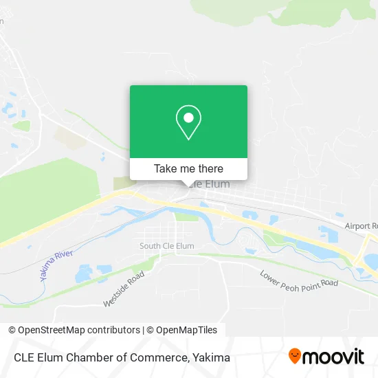 CLE Elum Chamber of Commerce map