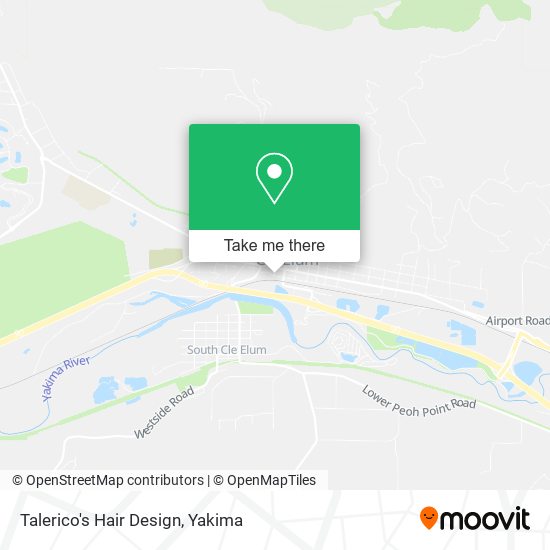 Talerico's Hair Design map