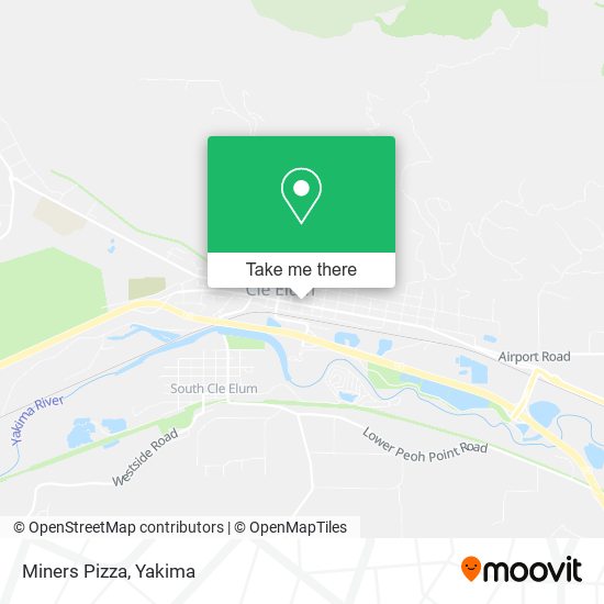 Miners Pizza map