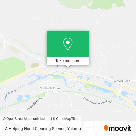 A Helping Hand Cleaning Service map
