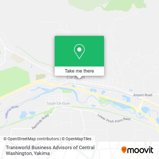 Transworld Business Advisors of Central Washington map