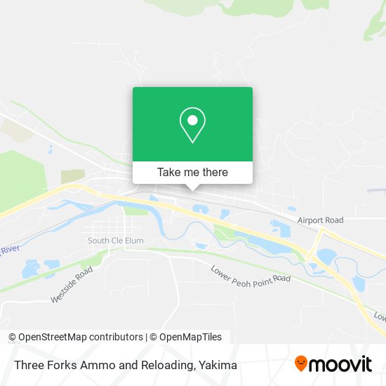 Three Forks Ammo and Reloading map