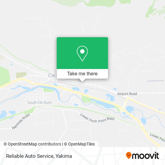 Mapa de Reliable Auto Service