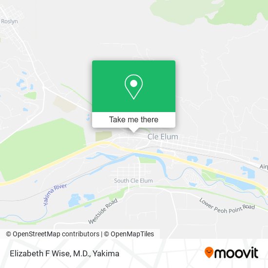 Elizabeth F Wise, M.D. map