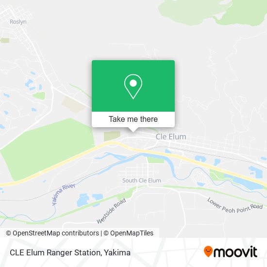 Mapa de CLE Elum Ranger Station