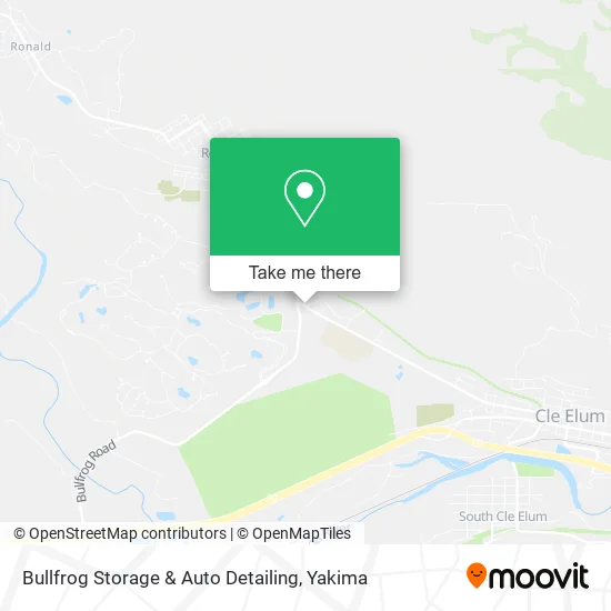 Bullfrog Storage & Auto Detailing map