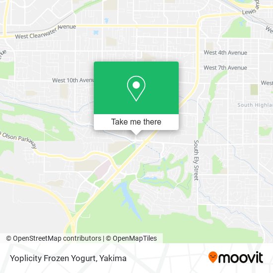 Mapa de Yoplicity Frozen Yogurt