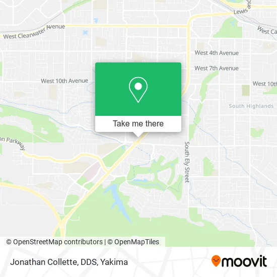 Jonathan Collette, DDS map