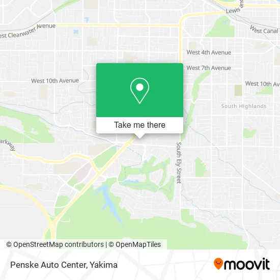 Penske Auto Center map