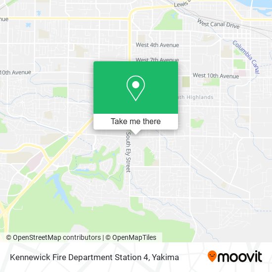 Mapa de Kennewick Fire Department Station 4