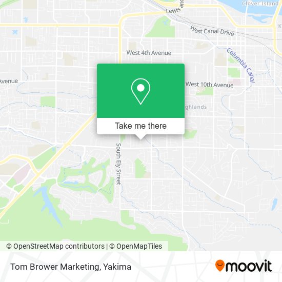 Mapa de Tom Brower Marketing