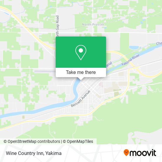 Mapa de Wine Country Inn