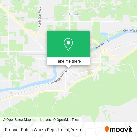 Mapa de Prosser Public Works Department