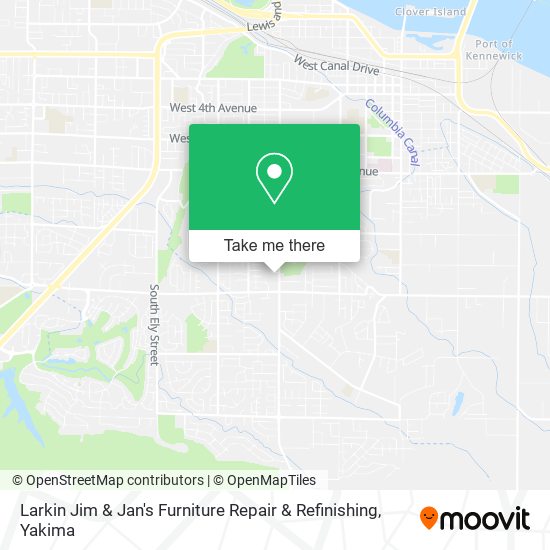 Mapa de Larkin Jim & Jan's Furniture Repair & Refinishing