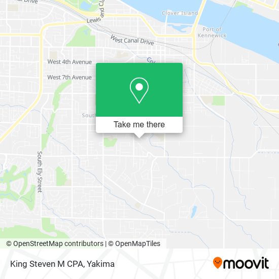 Mapa de King Steven M CPA