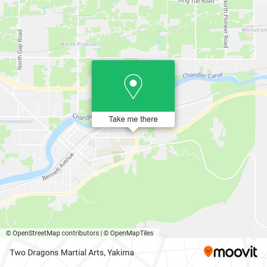 Two Dragons Martial Arts map