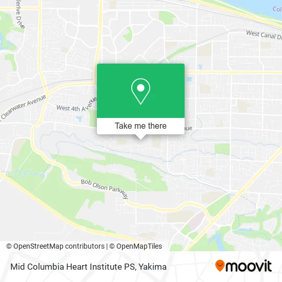 Mid Columbia Heart Institute PS map