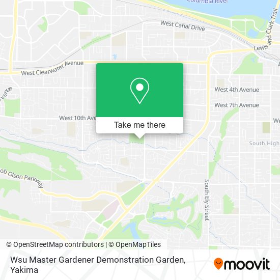 Wsu Master Gardener Demonstration Garden map