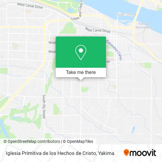 Mapa de Iglesia Primitiva de los Hechos de Cristo