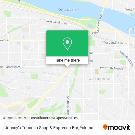 Johnny's Tobacco Shop & Espresso Bar map
