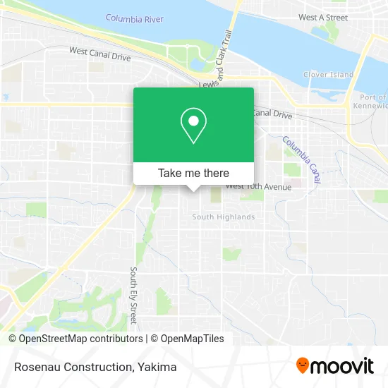 Rosenau Construction map