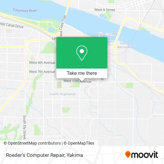 Roeder's Computer Repair map