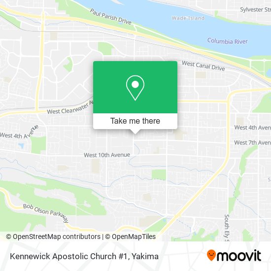 Kennewick Apostolic Church #1 map