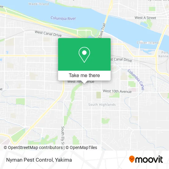 Nyman Pest Control map