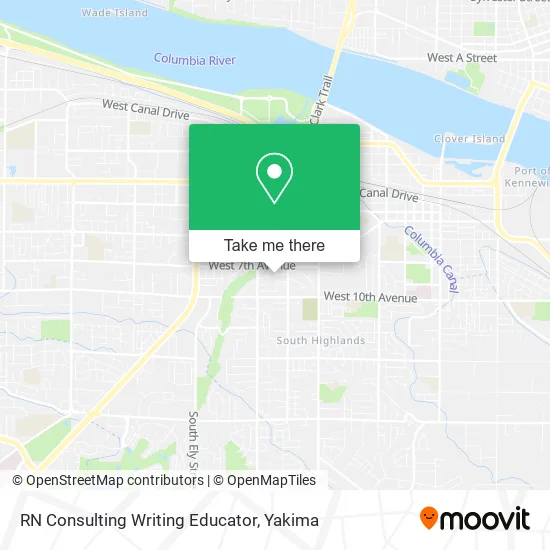 RN Consulting Writing Educator map