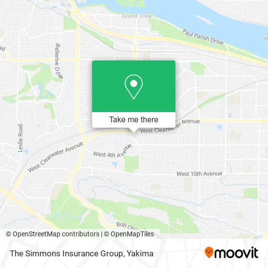 The Simmons Insurance Group map