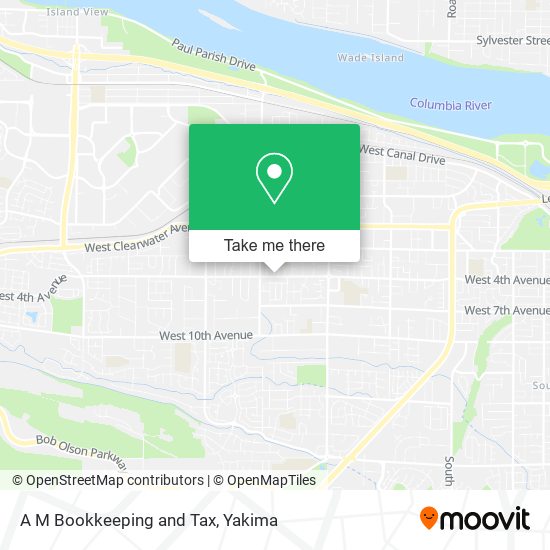 A M Bookkeeping and Tax map