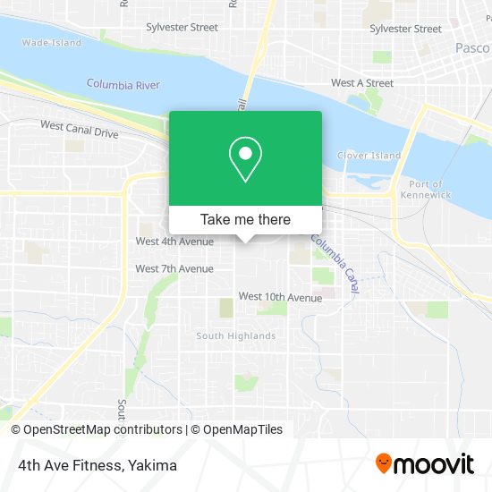 4th Ave Fitness map
