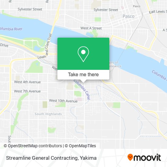 Streamline General Contracting map