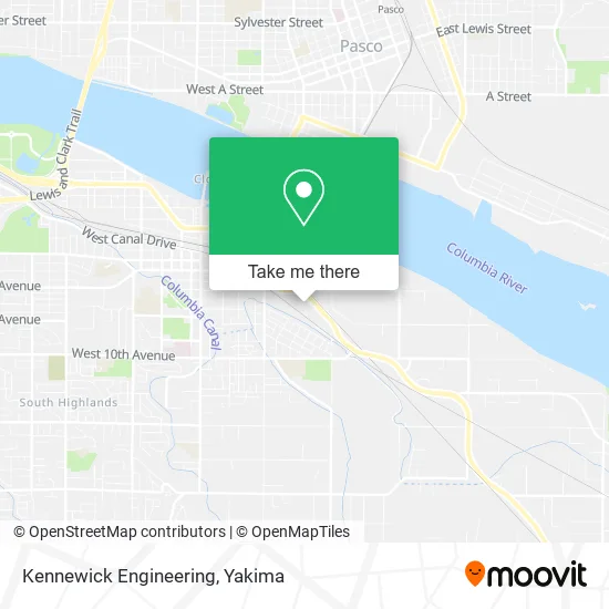 Kennewick Engineering map