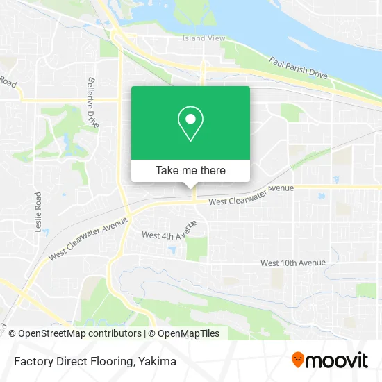 Factory Direct Flooring map