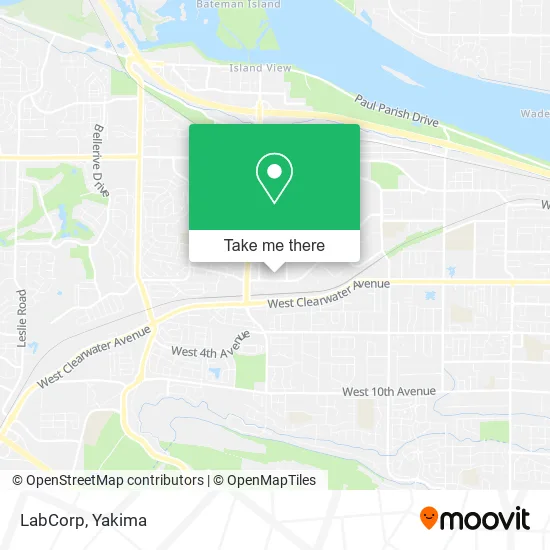 LabCorp map