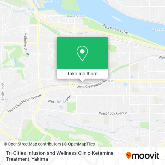 Tri-Cities Infusion and Wellness Clinic-Ketamine Treatment map