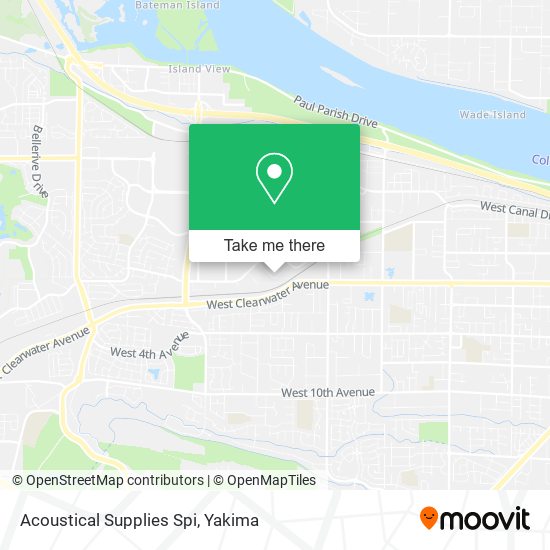 Acoustical Supplies Spi map