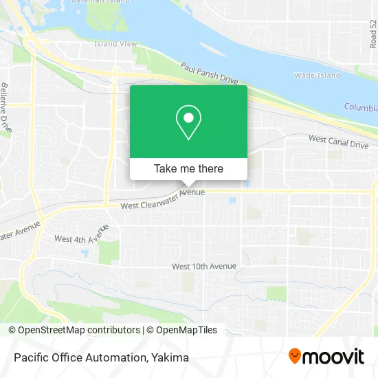 Pacific Office Automation map