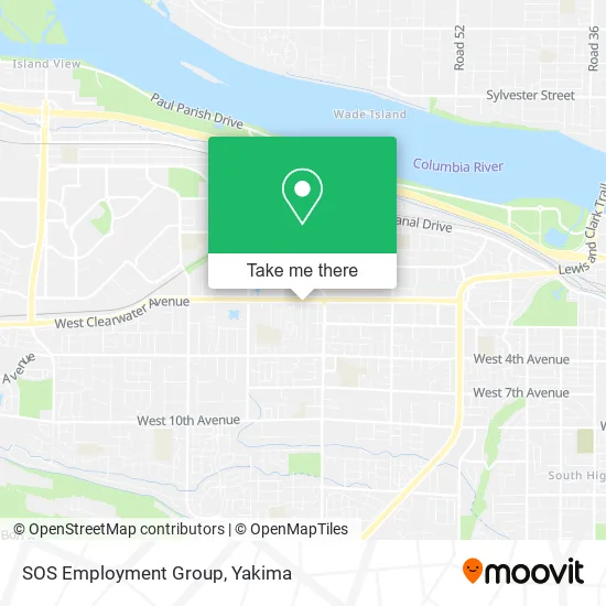 SOS Employment Group map