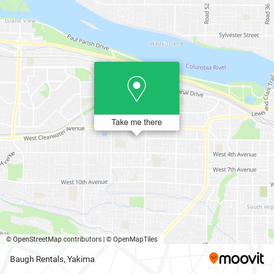 Mapa de Baugh Rentals