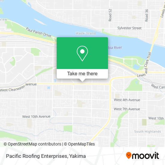 Pacific Roofing Enterprises map
