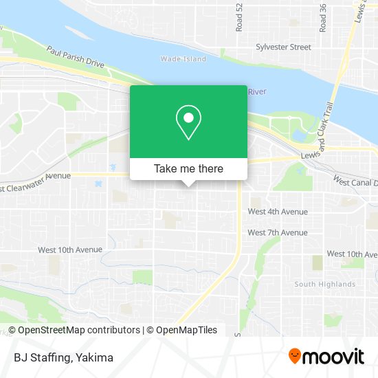Mapa de BJ Staffing