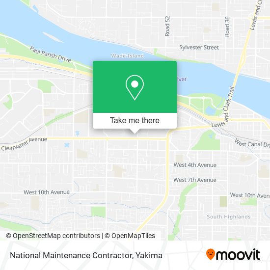 Mapa de National Maintenance Contractor