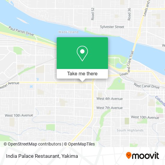 Mapa de India Palace Restaurant